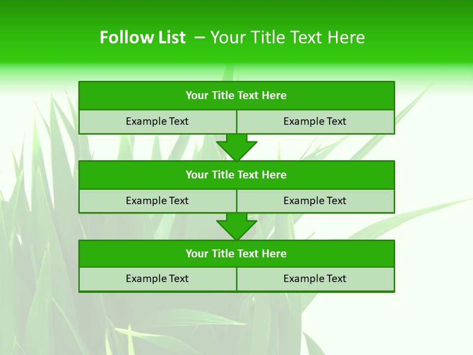 Prairie Golf Feuilles PowerPoint Template