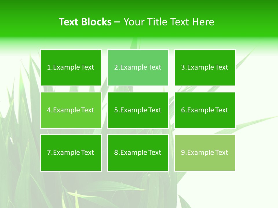 Prairie Golf Feuilles PowerPoint Template