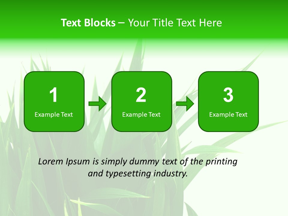 Prairie Golf Feuilles PowerPoint Template