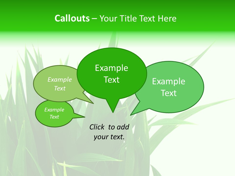 Prairie Golf Feuilles PowerPoint Template