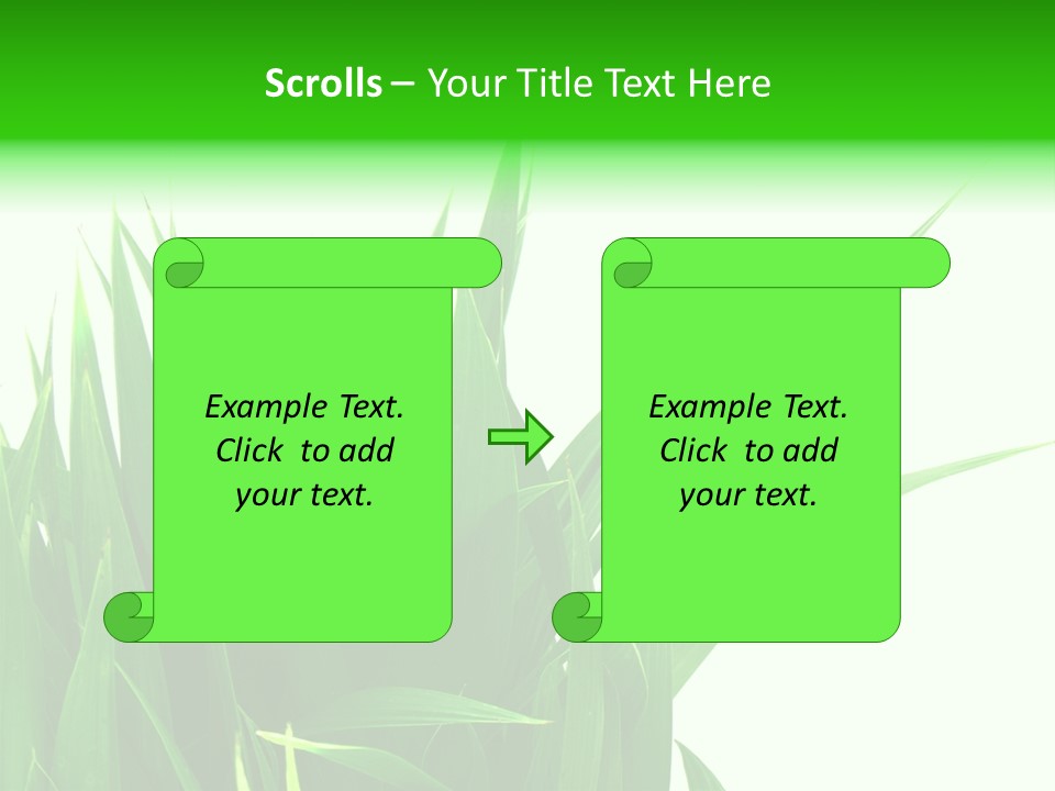 Prairie Golf Feuilles PowerPoint Template