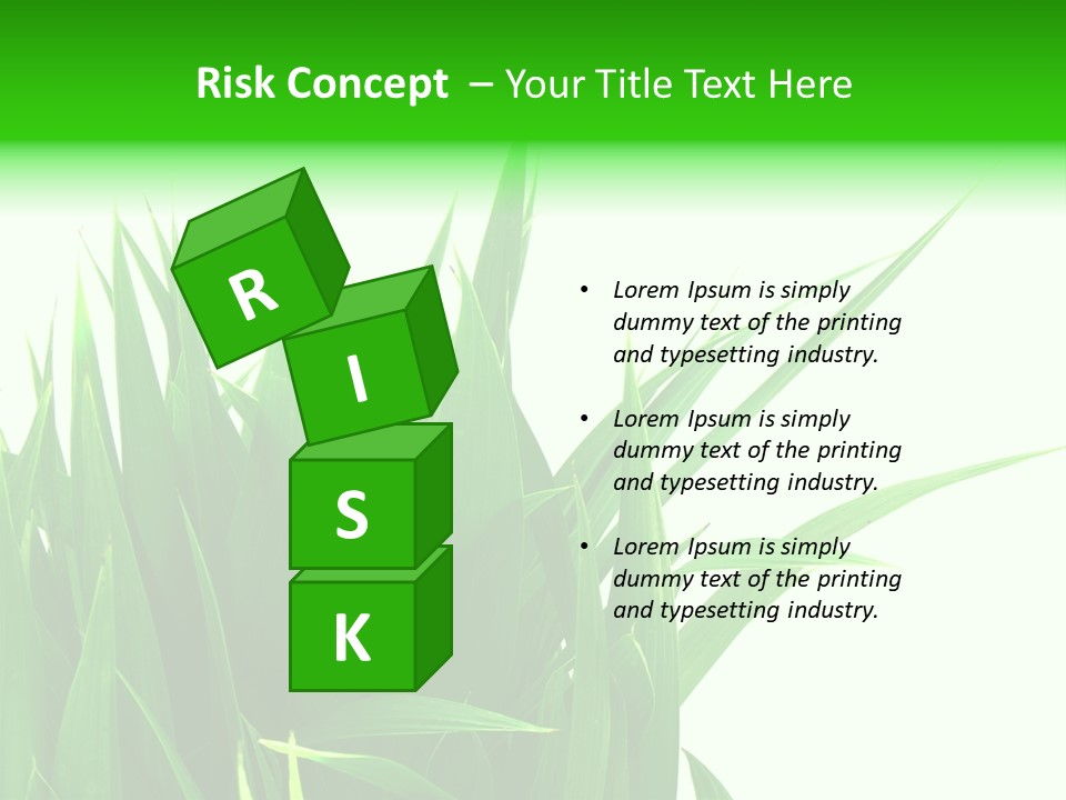 Prairie Golf Feuilles PowerPoint Template