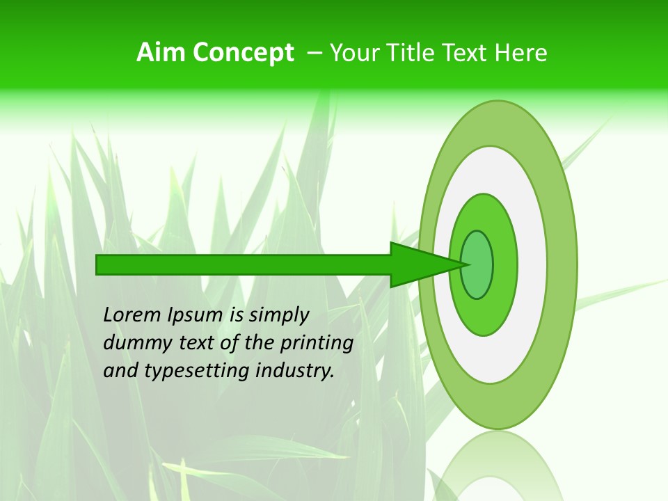 Prairie Golf Feuilles PowerPoint Template