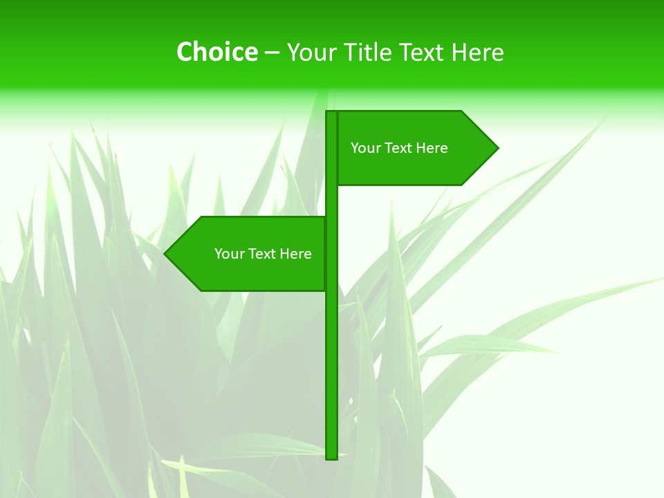 Prairie Golf Feuilles PowerPoint Template