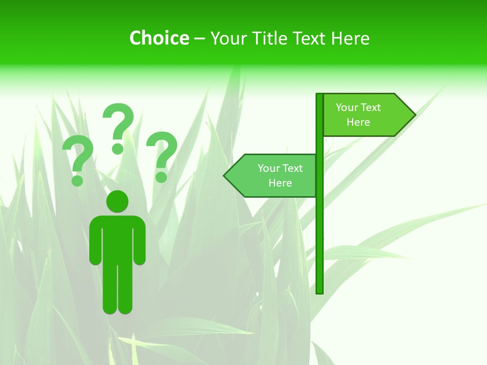 Prairie Golf Feuilles PowerPoint Template