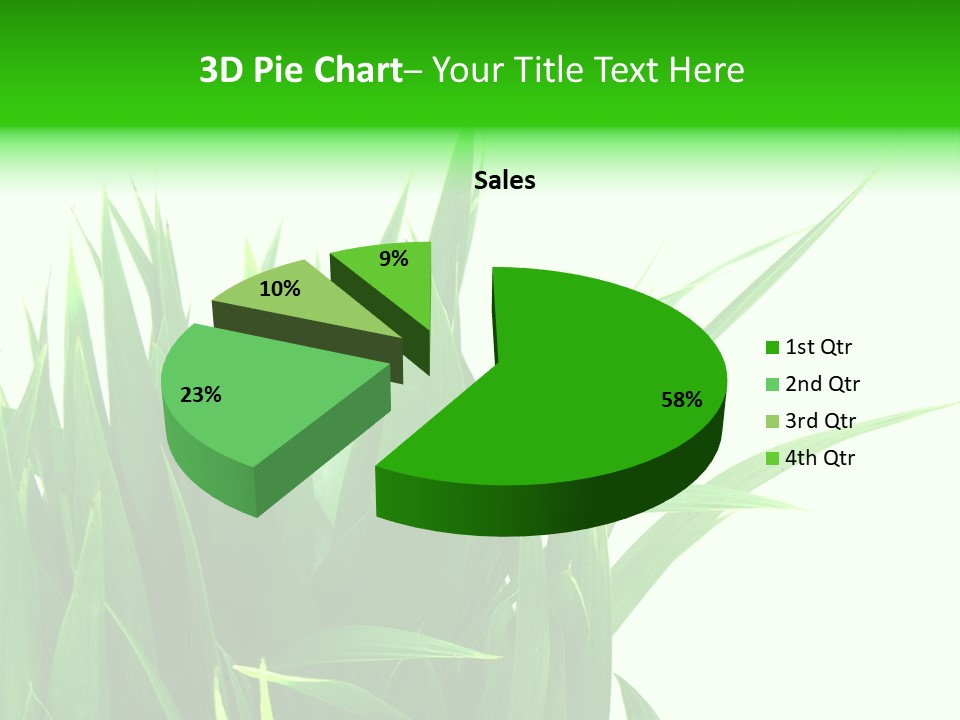 Prairie Golf Feuilles PowerPoint Template