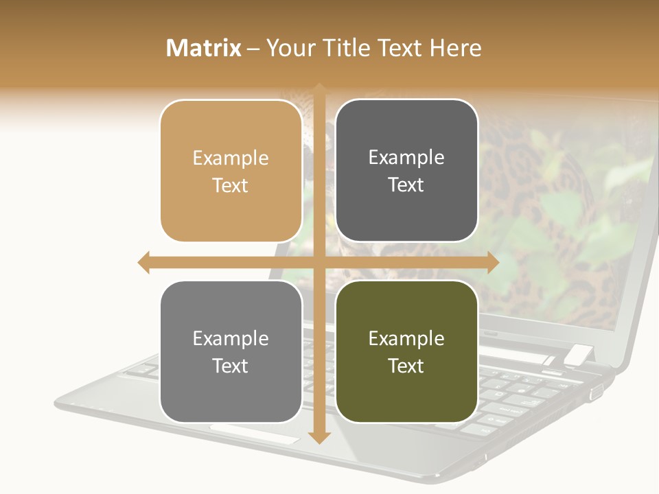 Cat Button Isolated PowerPoint Template