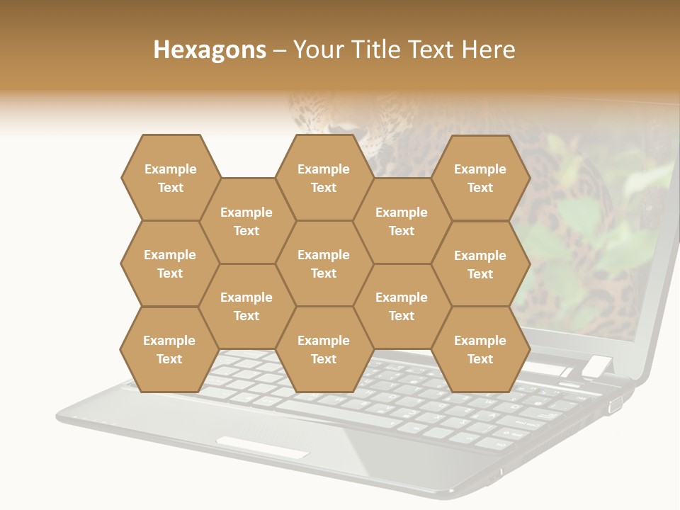 Cat Button Isolated PowerPoint Template