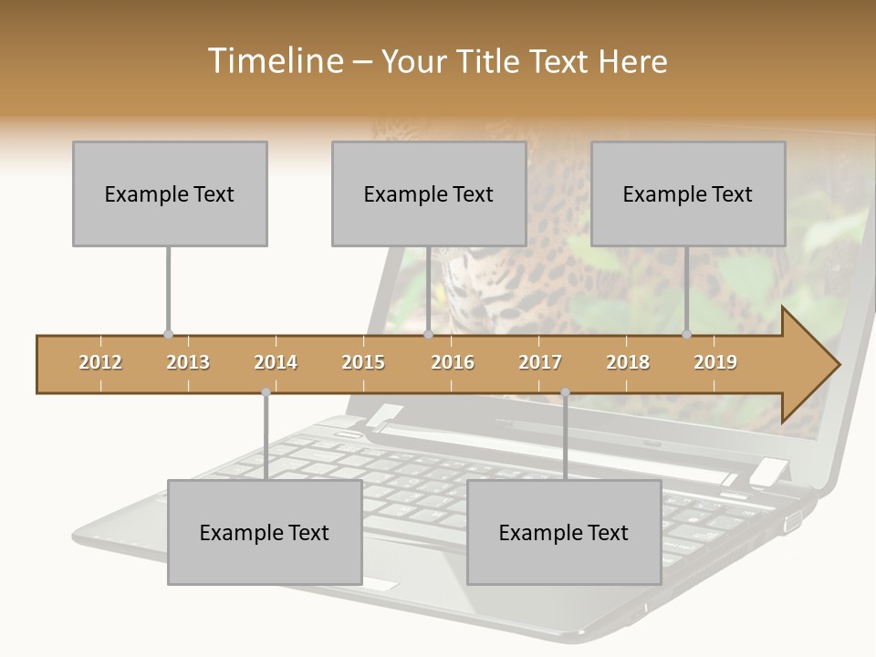 Cat Button Isolated PowerPoint Template