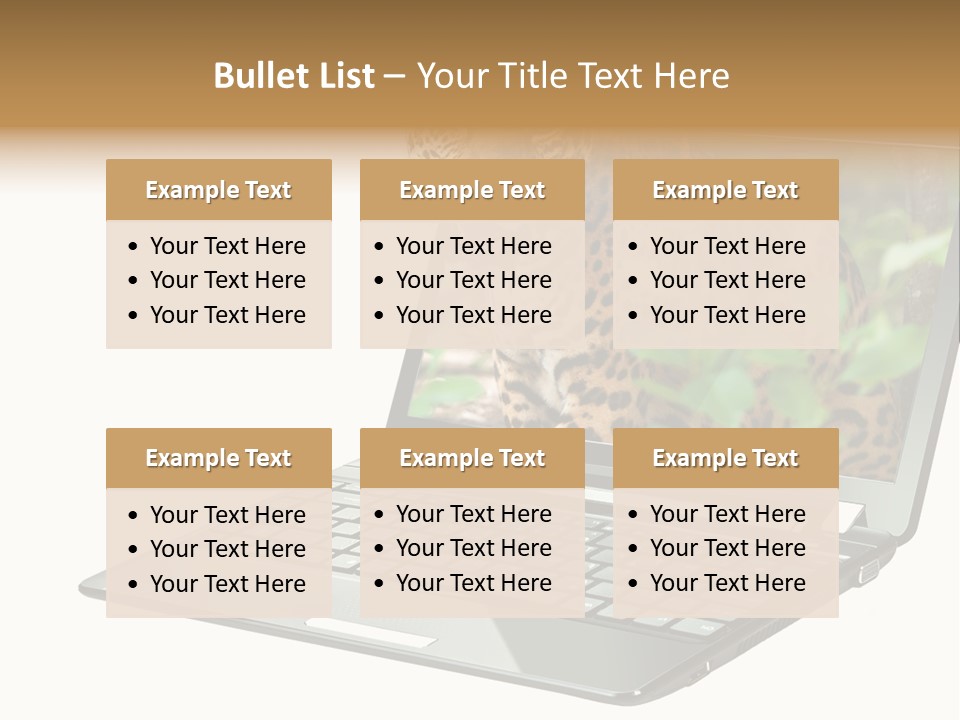 Cat Button Isolated PowerPoint Template