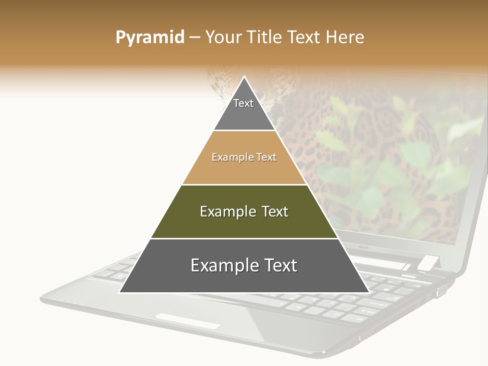 Cat Button Isolated PowerPoint Template