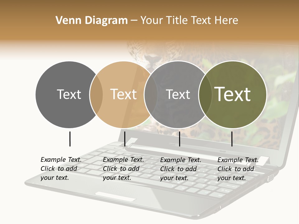 Cat Button Isolated PowerPoint Template