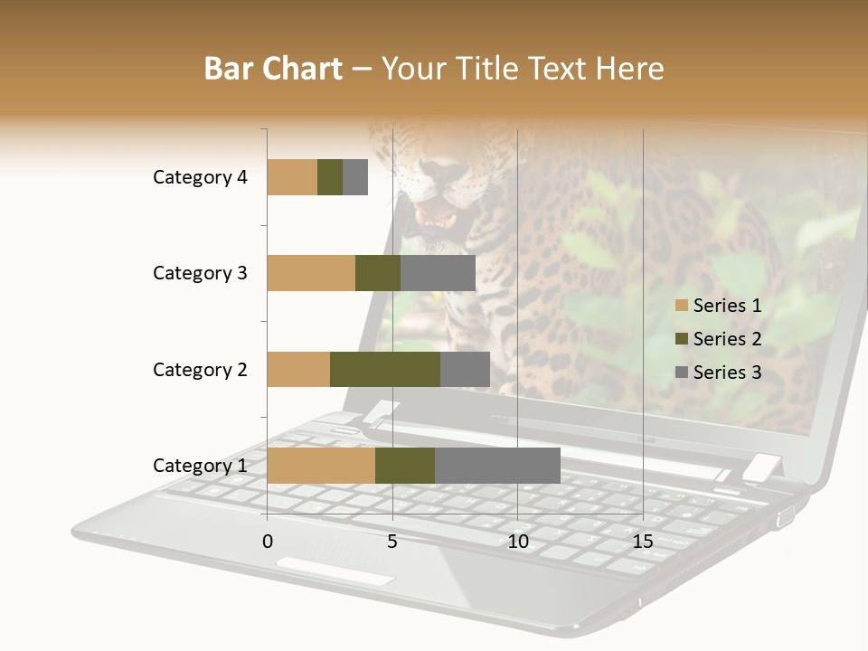 Cat Button Isolated PowerPoint Template