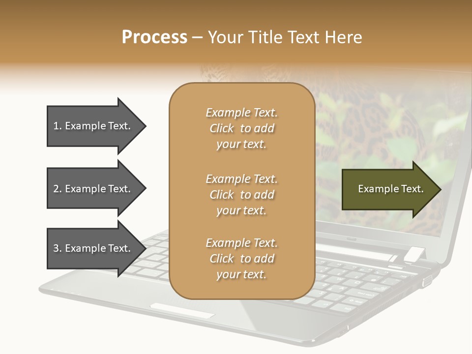 Cat Button Isolated PowerPoint Template