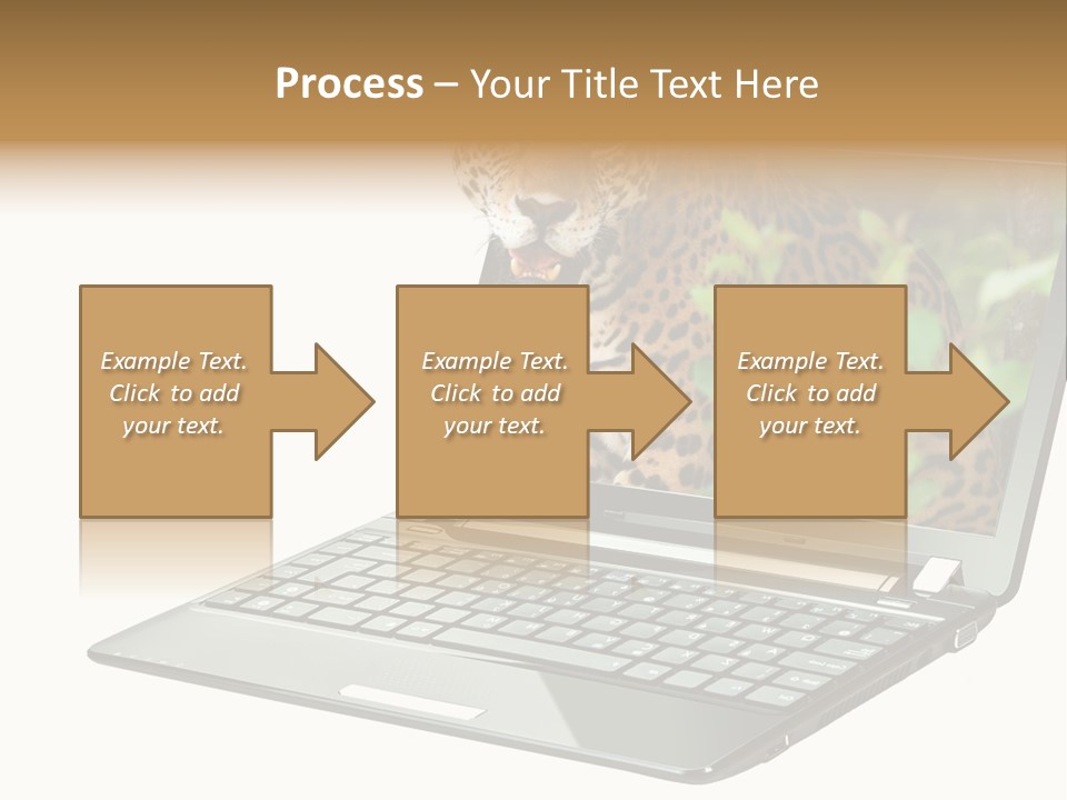 Cat Button Isolated PowerPoint Template
