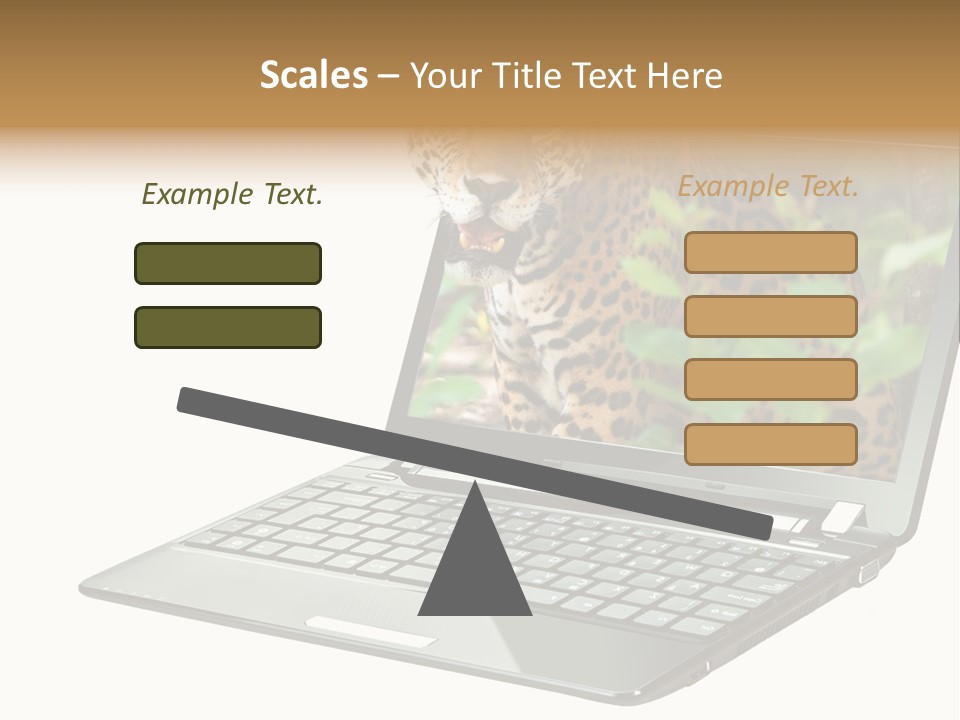 Cat Button Isolated PowerPoint Template