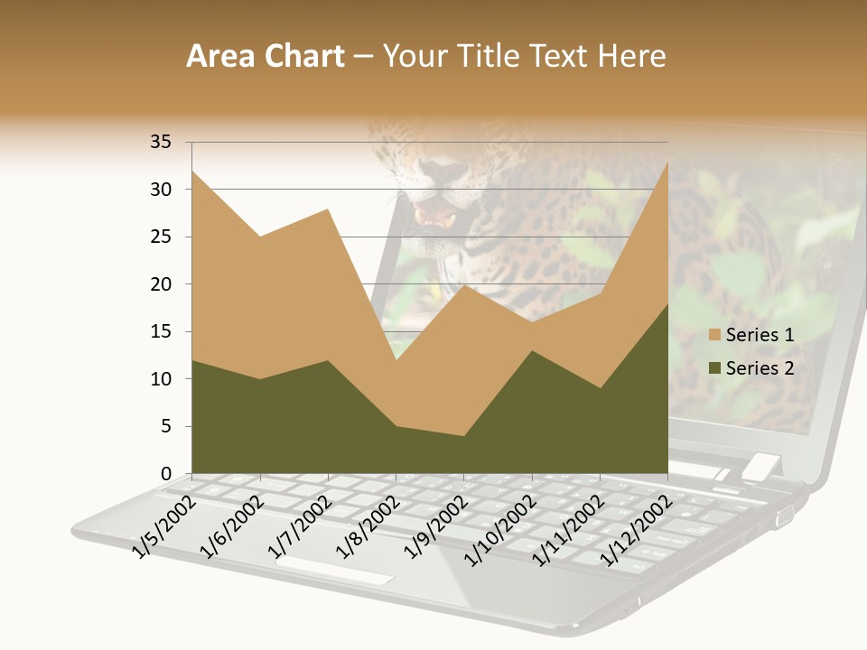 Cat Button Isolated PowerPoint Template