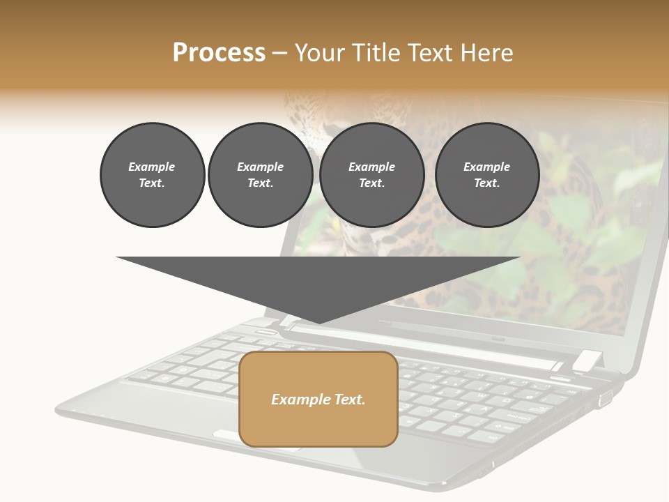 Cat Button Isolated PowerPoint Template