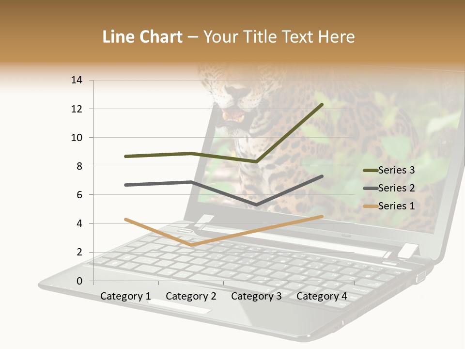 Cat Button Isolated PowerPoint Template