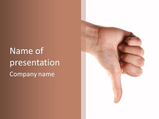 Disapproval Spirit Sattire PowerPoint Template