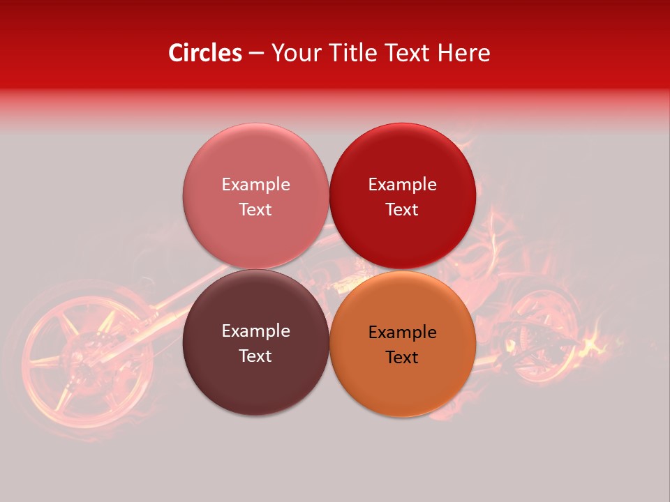 Flame Bonfire Explosion PowerPoint Template