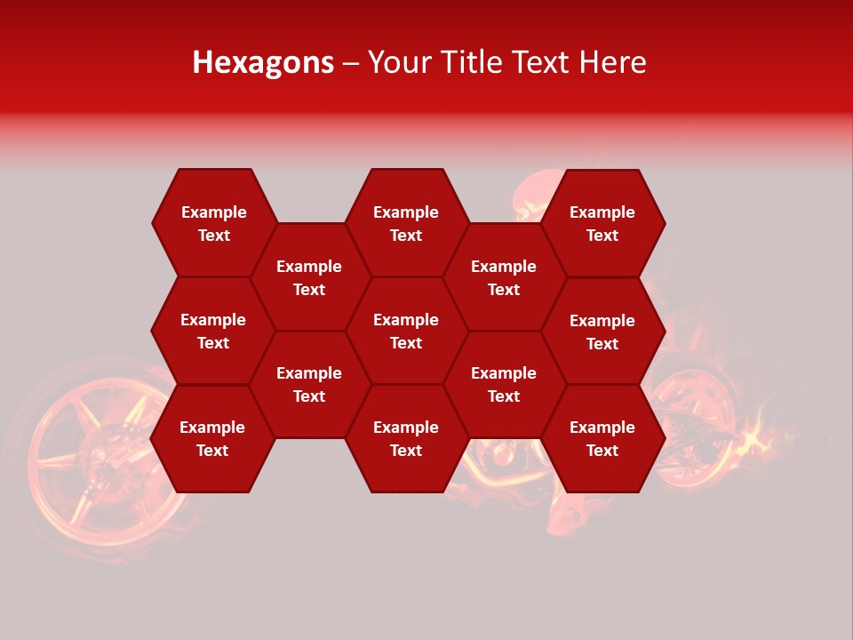 Flame Bonfire Explosion PowerPoint Template