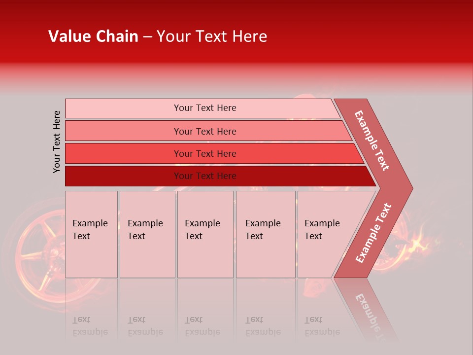 Flame Bonfire Explosion PowerPoint Template
