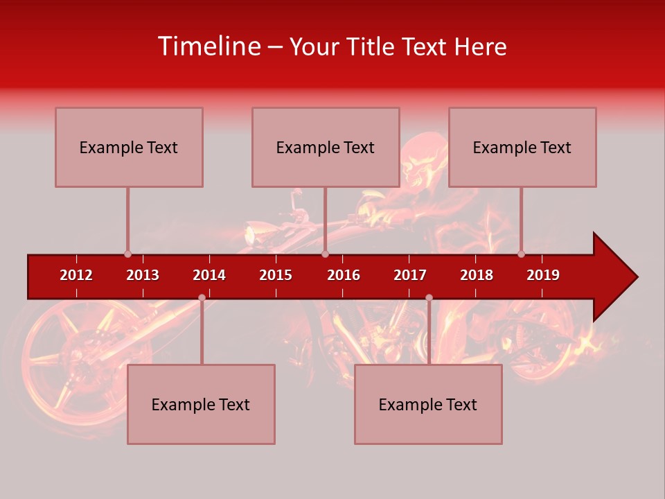 Flame Bonfire Explosion PowerPoint Template