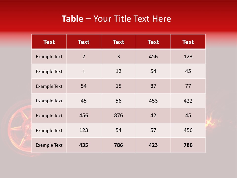 Flame Bonfire Explosion PowerPoint Template