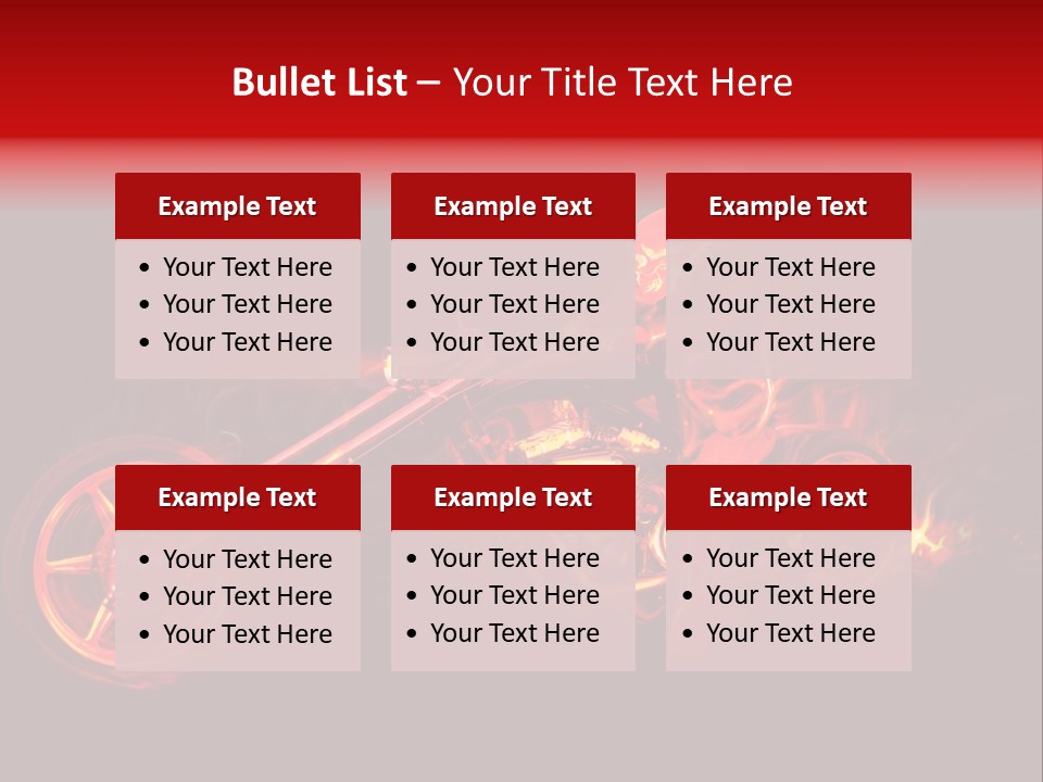 Flame Bonfire Explosion PowerPoint Template