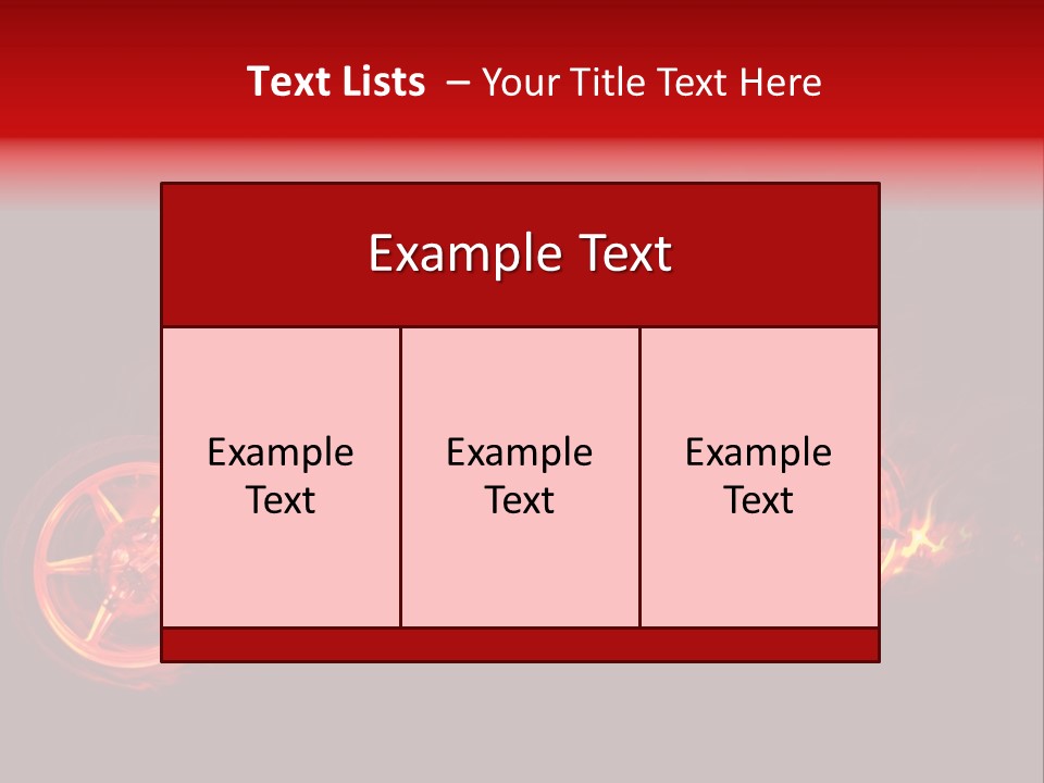 Flame Bonfire Explosion PowerPoint Template