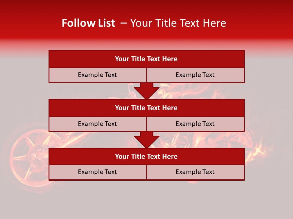 Flame Bonfire Explosion PowerPoint Template