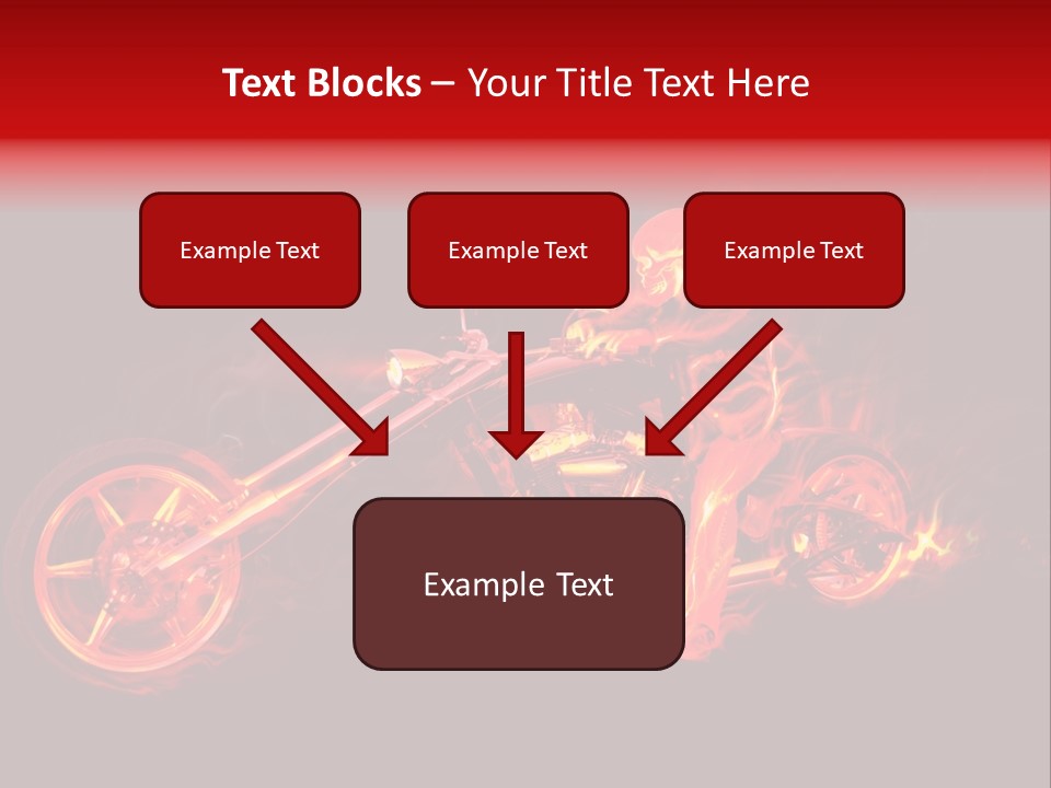 Flame Bonfire Explosion PowerPoint Template