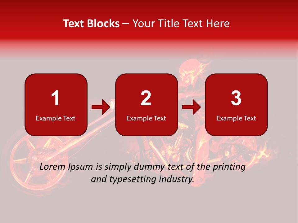 Flame Bonfire Explosion PowerPoint Template