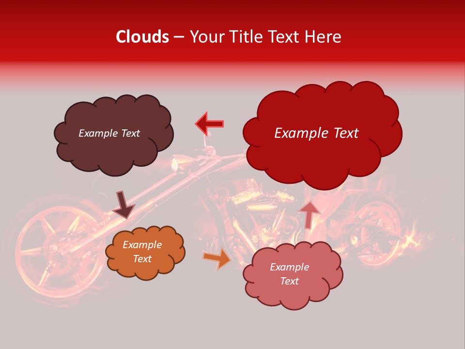 Flame Bonfire Explosion PowerPoint Template
