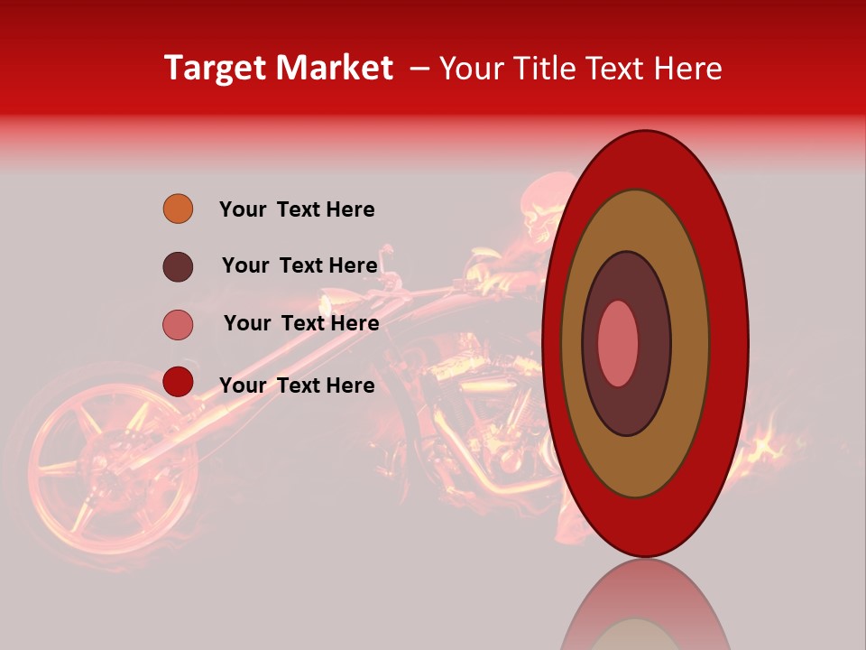 Flame Bonfire Explosion PowerPoint Template