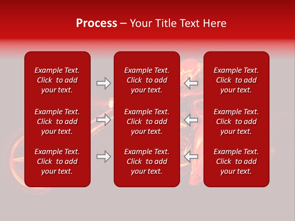 Flame Bonfire Explosion PowerPoint Template