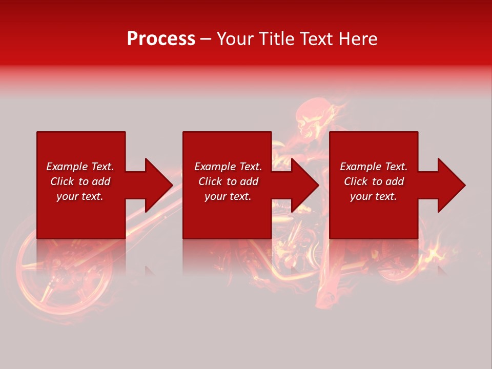 Flame Bonfire Explosion PowerPoint Template