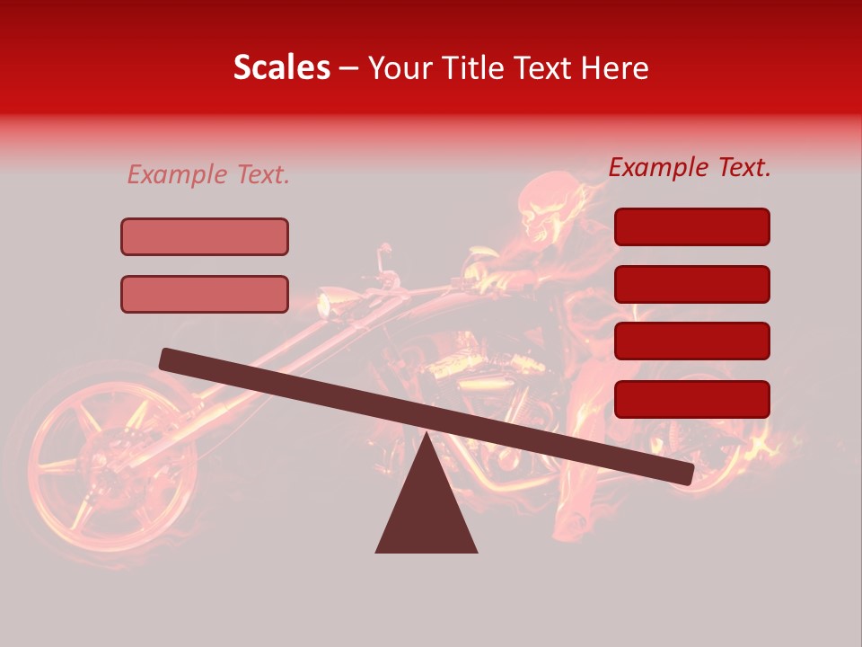 Flame Bonfire Explosion PowerPoint Template