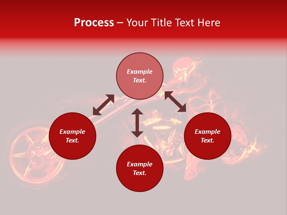 Flame Bonfire Explosion PowerPoint Template