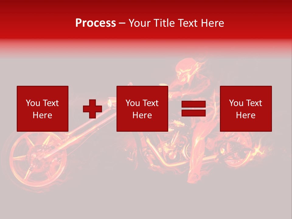 Flame Bonfire Explosion PowerPoint Template