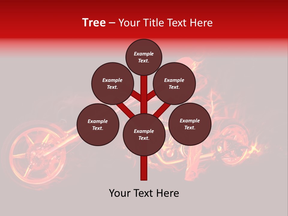 Flame Bonfire Explosion PowerPoint Template