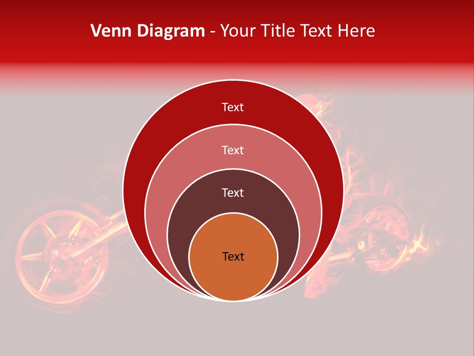Flame Bonfire Explosion PowerPoint Template