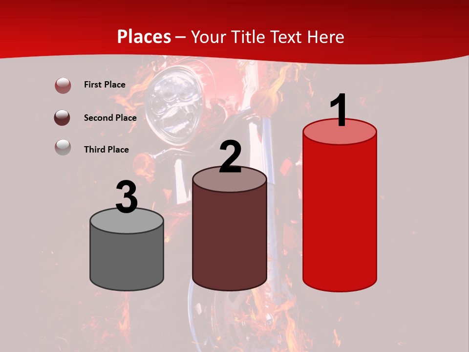 Flammable Backdrop Explosion PowerPoint Template