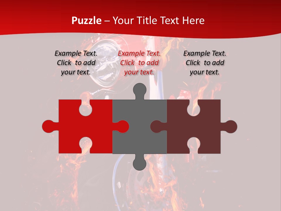 Flammable Backdrop Explosion PowerPoint Template