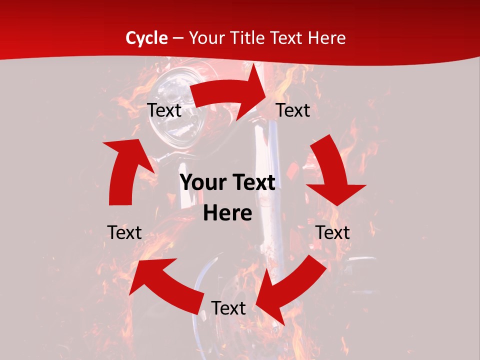 Flammable Backdrop Explosion PowerPoint Template