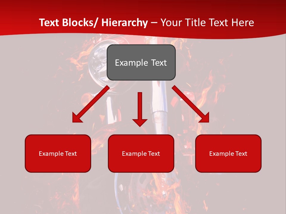 Flammable Backdrop Explosion PowerPoint Template