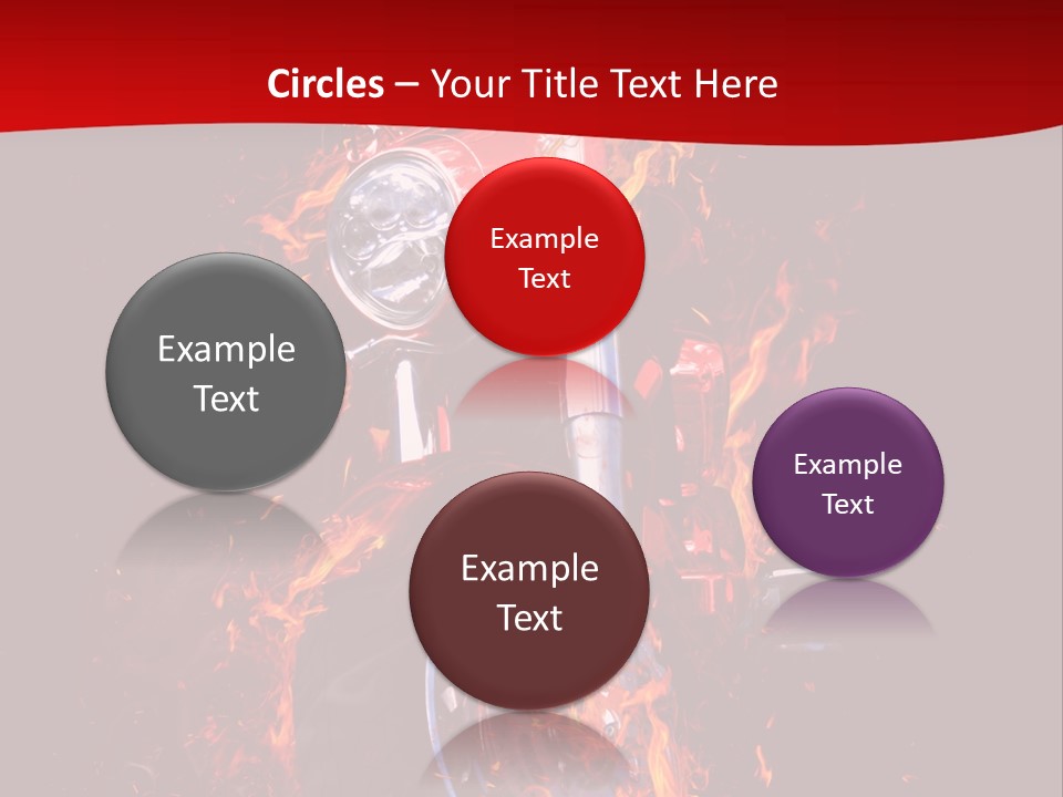 Flammable Backdrop Explosion PowerPoint Template