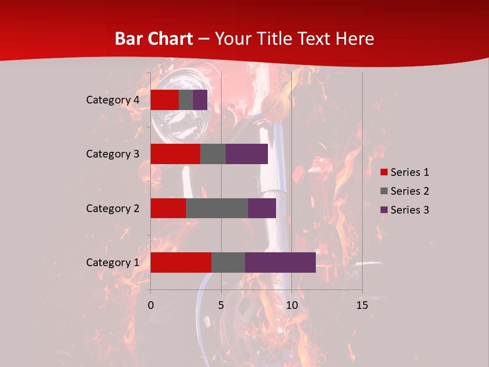 Flammable Backdrop Explosion PowerPoint Template