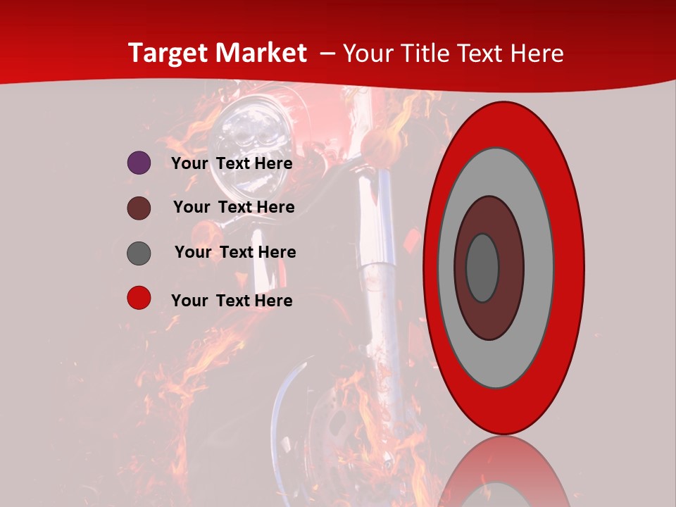 Flammable Backdrop Explosion PowerPoint Template